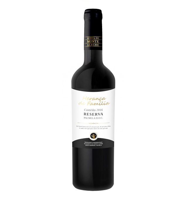 Qta do Mt Alegre, Herança de Família, reserva, tinto, castelão 2016